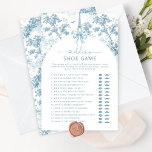 De bruiloft schoen spel Toile Franse bruids spel<br><div class="desc">De bruiloft schoen spel Toile Franse bruids spel Matching items zijn beschikbaar.</div>