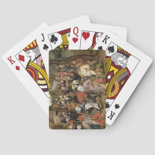 De bruiloft speelkaarten (Achterkant)