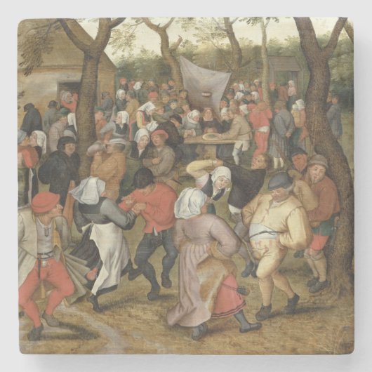 De bruiloft stenen onderzetter