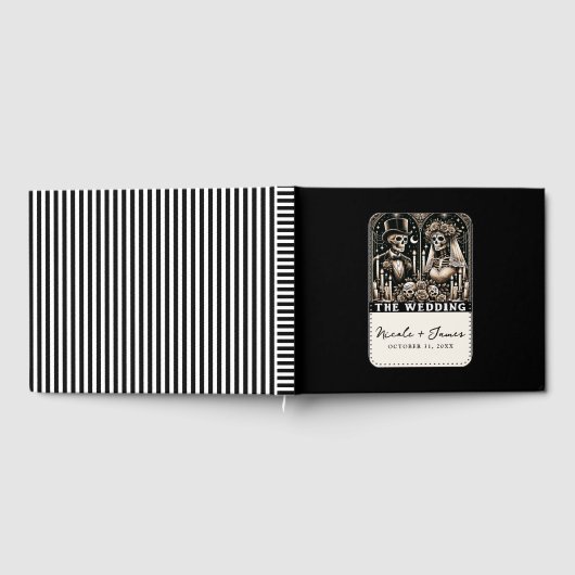 DE BRUILOFT Tarot Skeletten Bruid & bruidegom Gastenboek (Volledig)