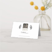 DE BRUILOFT Tarot Skeletten Bruid & bruidegom Plaatskaartje (Achterkant)