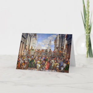 De Bruiloft te Kana Paolo Veronese Kaart