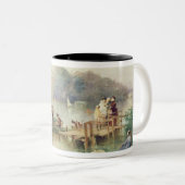 De bruiloft tweekleurige koffiemok (Voorkant rechts)