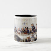 De bruiloft tweekleurige koffiemok (Center)