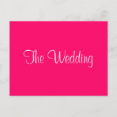 "De bruiloft"-uitnodiging Uitnodiging Briefkaart (Voorkant)