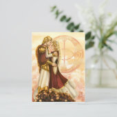 De bruiloft van Arthur en Guinevere Briefkaart (Staand voorkant)