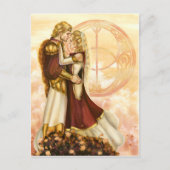 De bruiloft van Arthur en Guinevere Briefkaart (Voorkant)