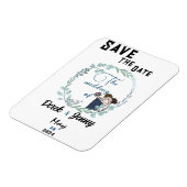 De bruiloft van blauwe geliefden magneet (Linkerzijde)