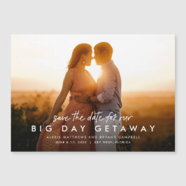 De bruiloft van de bestemming bewaart de magneet v