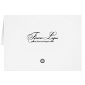 De bruiloft van de bestemming = pas met uw eigen n (Achterkant Horizontaal)