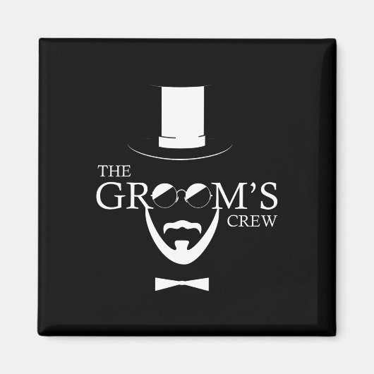 De bruiloft van de bruidegom magneet (Voorkant)