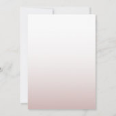 De bruiloft van de faux-gouden kalligrafie kaart (Achterkant)