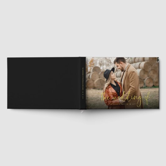 De bruiloft van de moderne kalligrafie gastenboek (Volledig)