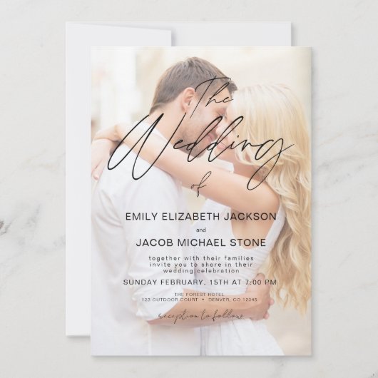 De bruiloft van de Typografie van het Manuscript v Kaart (Voorkant)