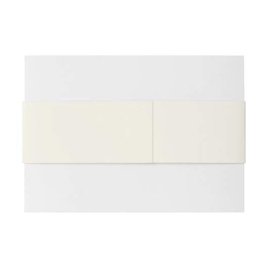 De bruiloft van eenvoudige Elegant Goud Wit Uitnodigingen Wikkel (Achterkant Voorbeeld)