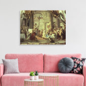 De bruiloft van keizer Frederick Barbarossa Canvas Afdruk (Insitu (Woonkamer))