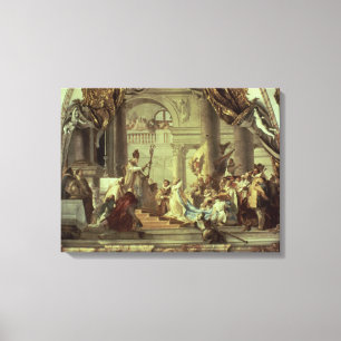 De bruiloft van keizer Frederick Barbarossa Canvas Afdruk