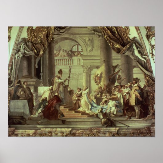 De bruiloft van keizer Frederick Barbarossa Poster (Voorkant)