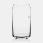 De bruiloft van koppel naam beginletter datum blikvorm glas (Links)