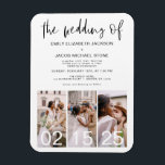 De bruiloft van minimalistisch modern eenvoudig magneet<br><div class="desc">Verhoog je bruiloft aankondigingen met "The Wedding of Minimalist" Simple Magnetic Invitation. Dit innovatieve en chique ontwerp combineert modern minimalisme met de bruikbaarheid van een magnetische achterkant, waardoor een stijlvolle aandenken ontstaat voor uw gasten. De eenvoud van het ontwerp voegt een vleugje verfijning toe aan uw uitnodigingen, terwijl de magnetische...</div>