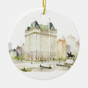 De bruiloft van PLAZA New York Keramisch Ornament