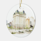 De bruiloft van PLAZA New York Keramisch Ornament (Links)