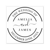 De bruiloft van Self-ink trouwstempel Zelfinktende Stempel (Design)