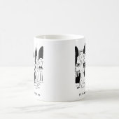 De bruiloftspagina is "In de trein". grappig Koffiemok (Center)