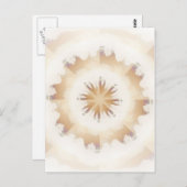 De bruine Caleidoscoop van de Natuur Briefkaart (Voorkant / Achterkant)