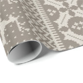 de bruine en crèmekleurige inktvis cadeaupapier (Rol Hoek)