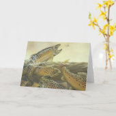 De bruine Kaart van de Forel (Gele Bloem)