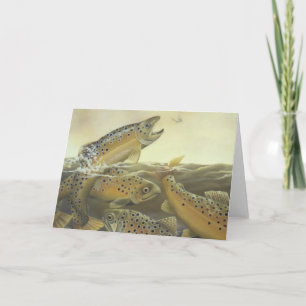 De bruine Kaart van de Forel