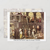 De bruine maag van Jacopo Tintoretto Briefkaart (Voorkant / Achterkant)