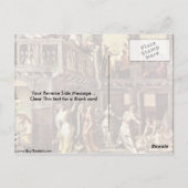 De bruine maag van Jacopo Tintoretto Briefkaart (Achterkant)