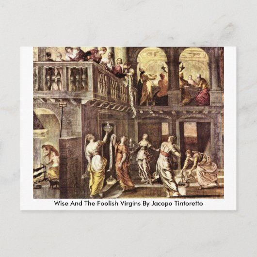 De bruine maag van Jacopo Tintoretto Briefkaart (Voorkant)