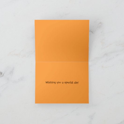 De bruine & oranje retro kaart van de (Binnen)