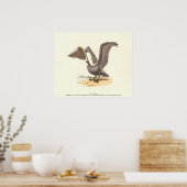 De bruine pelikaan (Pelecanus occidentalis) NY Bir Poster (Keuken)