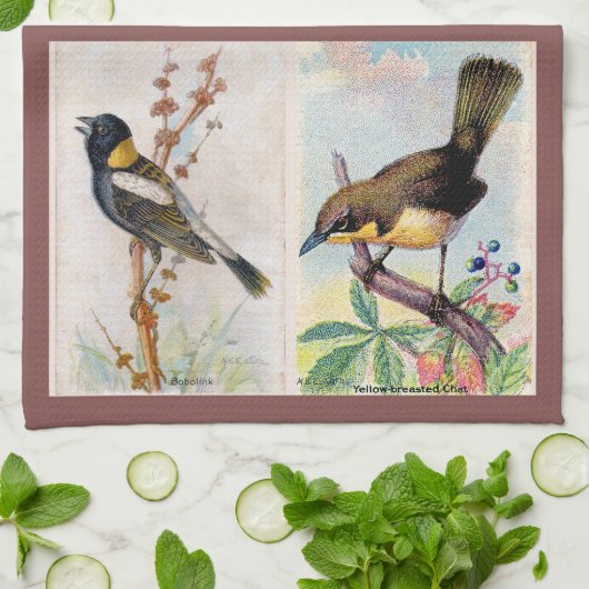 De Bruine Vogels Keuken Handdoek (Gevouwen)