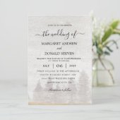 De bruinrivieren en bomen worden uitgenodigd voor  kaart (Staand voorkant)