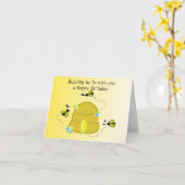 De bruisende bijenjacht wil kaart (Gele Bloem)