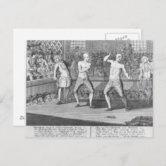 De Bruiser Bruis'd, of de Knowing-Ones Briefkaart (Voorkant / Achterkant)