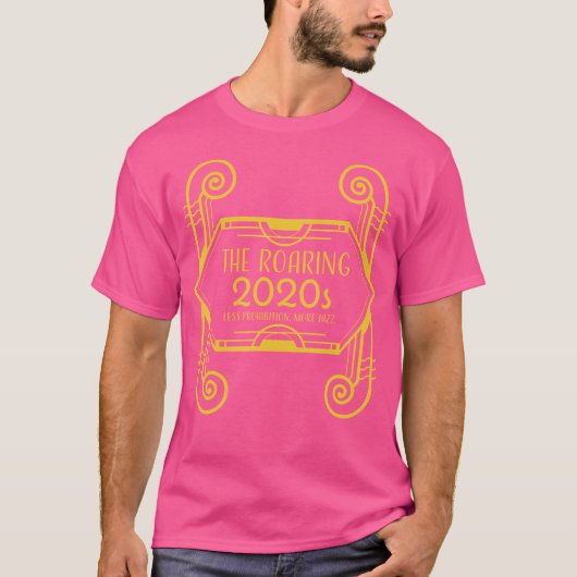 De brullende 2020S minder verbod meer jazz T-shirt (Voorkant)