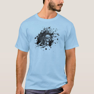 De brullende Leeuw plukt Uw AchtergrondKleur T-shirt