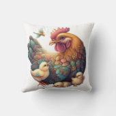 🦁De brullende majesteit van het Abstracte express Kussen (Achterkant)