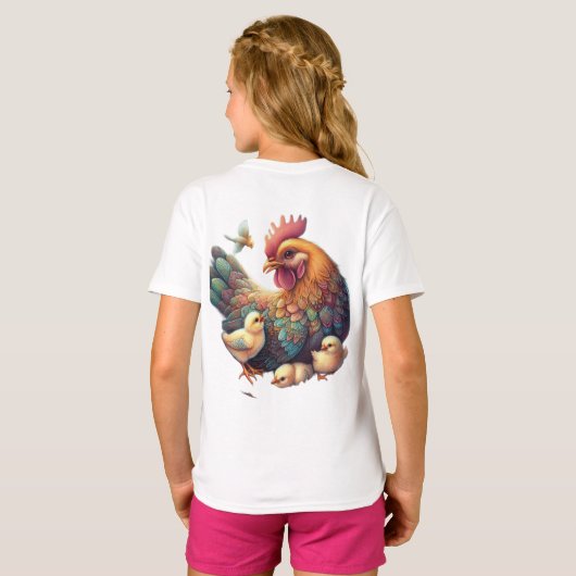 🦁De brullende majesteit van het Abstracte express T-shirt (Achterkant volledig)