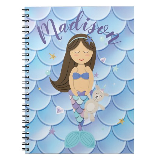 De Brunette van de douane Weinig Notitieboekje van Notitieboek (Voorkant)