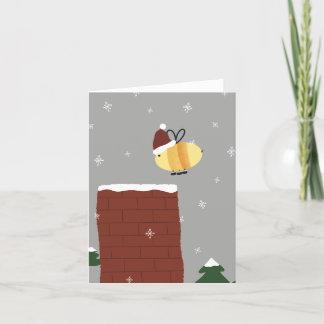 De brutale Kerstmis Bij Feestdagen Kaart
