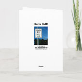 De BS Artist Birthday-kaart Kaart (Achterkant)