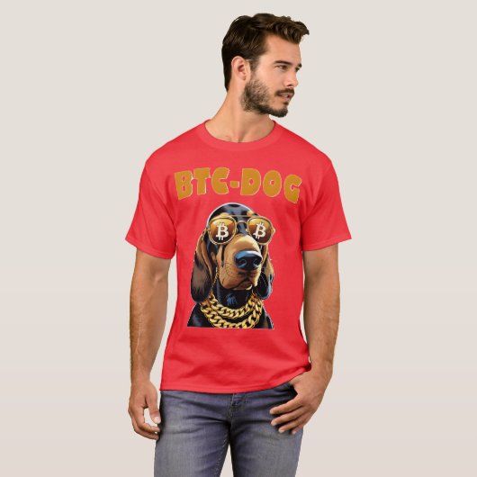 De BTCDOG vriend T-shirt (Voorkant volledig)