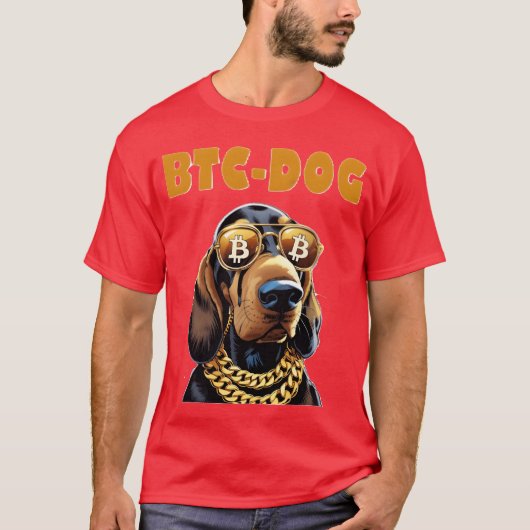 De BTCDOG vriend T-shirt (Voorkant)